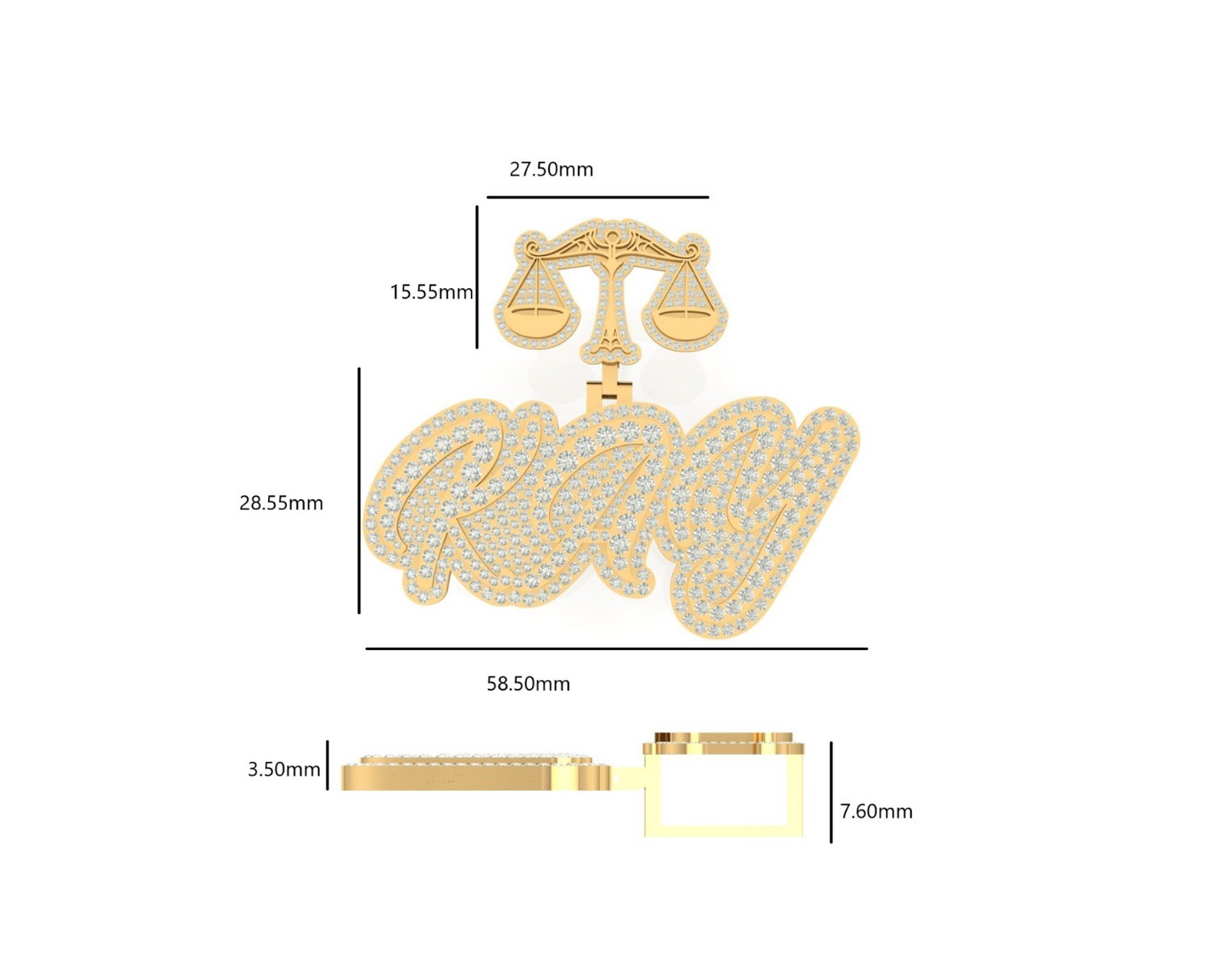 Custom Jewelry 3D/CAD Design Deposit