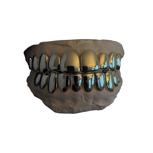 Plain Perm Cut Grillz (8 Top, 8 Bottom)