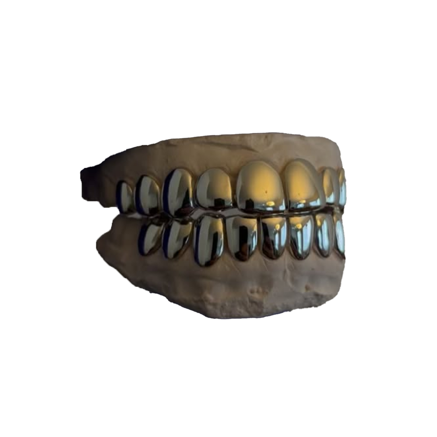 Plain Perm Cut Grillz (8 Top, 8 Bottom)